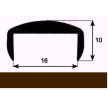 Планка С-16 Орех темный однотонный